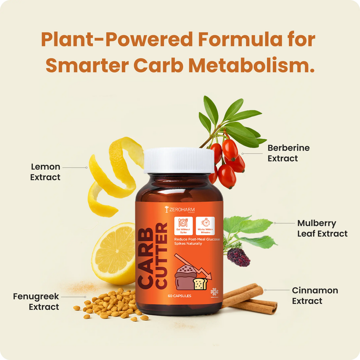 Carb Cutter: Natural Way to Control Sugar Spikes