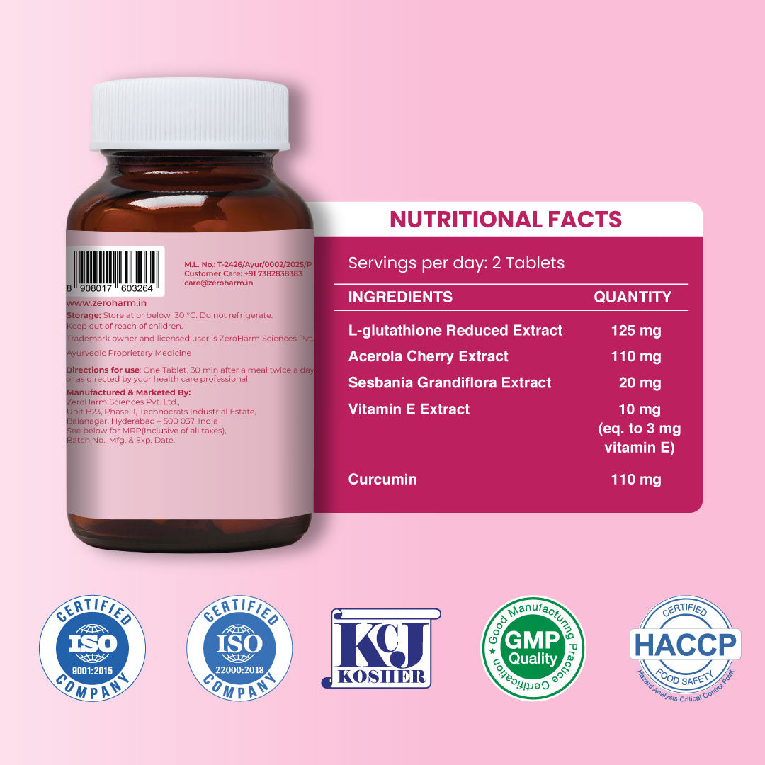 Ayurvedic Skin Radiance Tablets