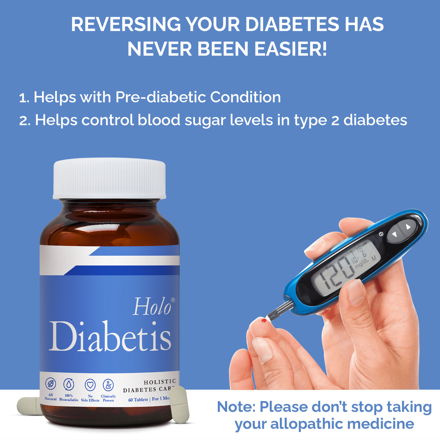 diabetes medication and sugar levels testing device