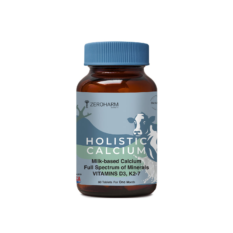 Zeroharm Holistic Calcium Tablets | Vitamin D3, K2-7