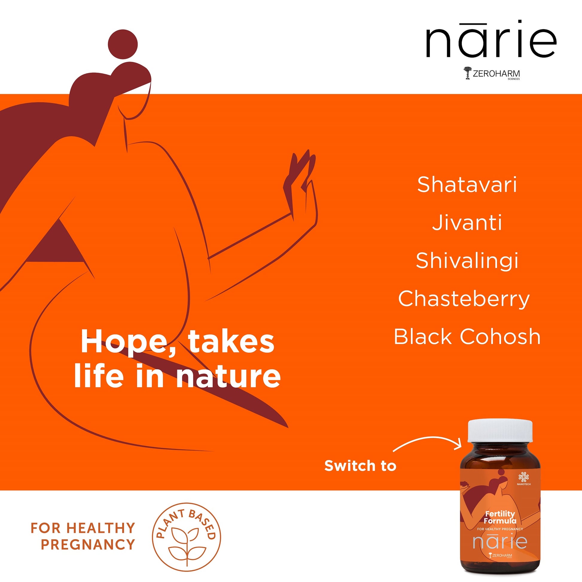 female fertility supplements made with ingredients like shatavari, jivanti, shivalingi, chasteberry, black cohosh
